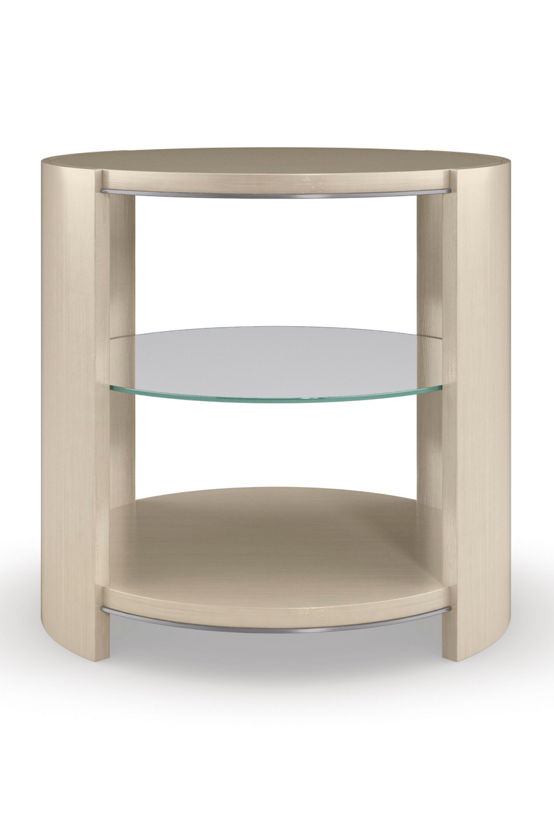 Round Shelved End Table | Caracole Da Vita | Oroatrade.com