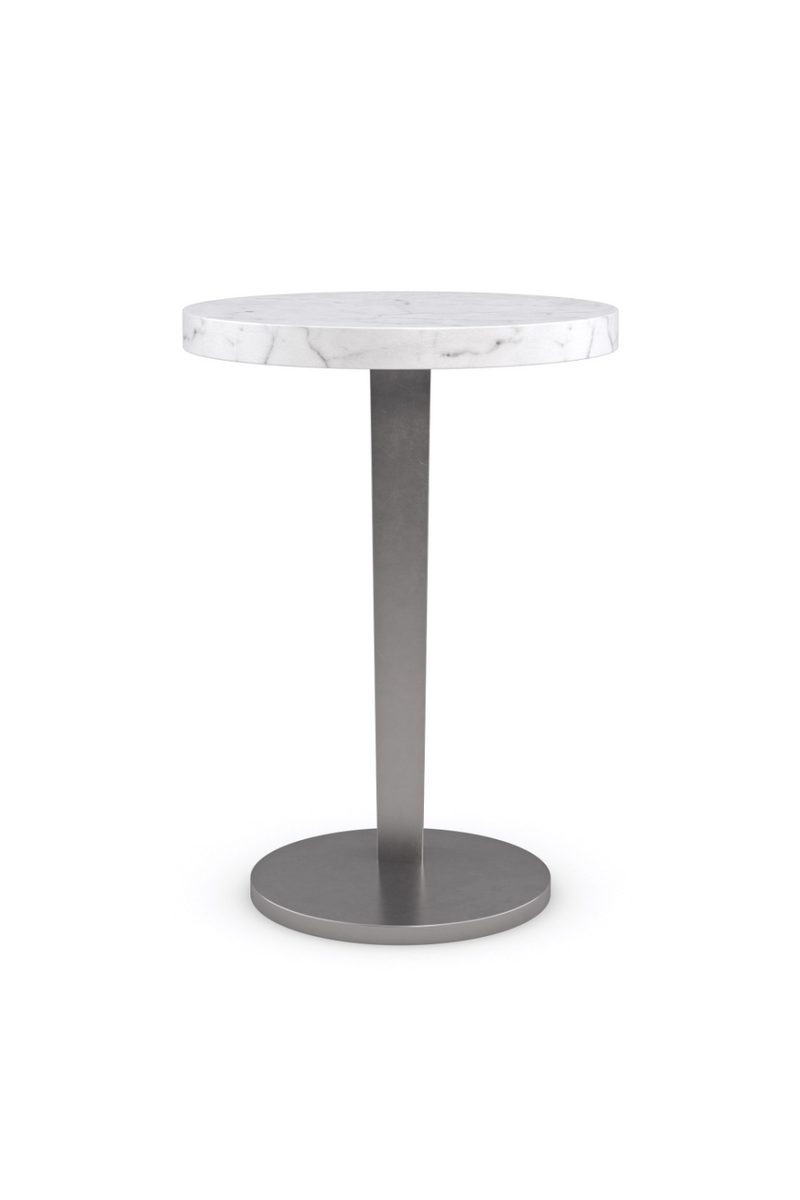 White Marble Spot Table | Caracole La Moda | Oroatrade.com