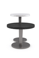 White Marble Spot Table | Caracole La Moda | Oroatrade.com