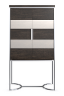 Metal Framed Modern Bar Cabinet | Caracole La Moda | OROATRADE.COM