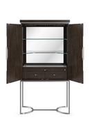 Metal Framed Modern Bar Cabinet | Caracole La Moda | OROATRADE.COM