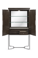 Metal Framed Modern Bar Cabinet | Caracole La Moda | OROATRADE.COM