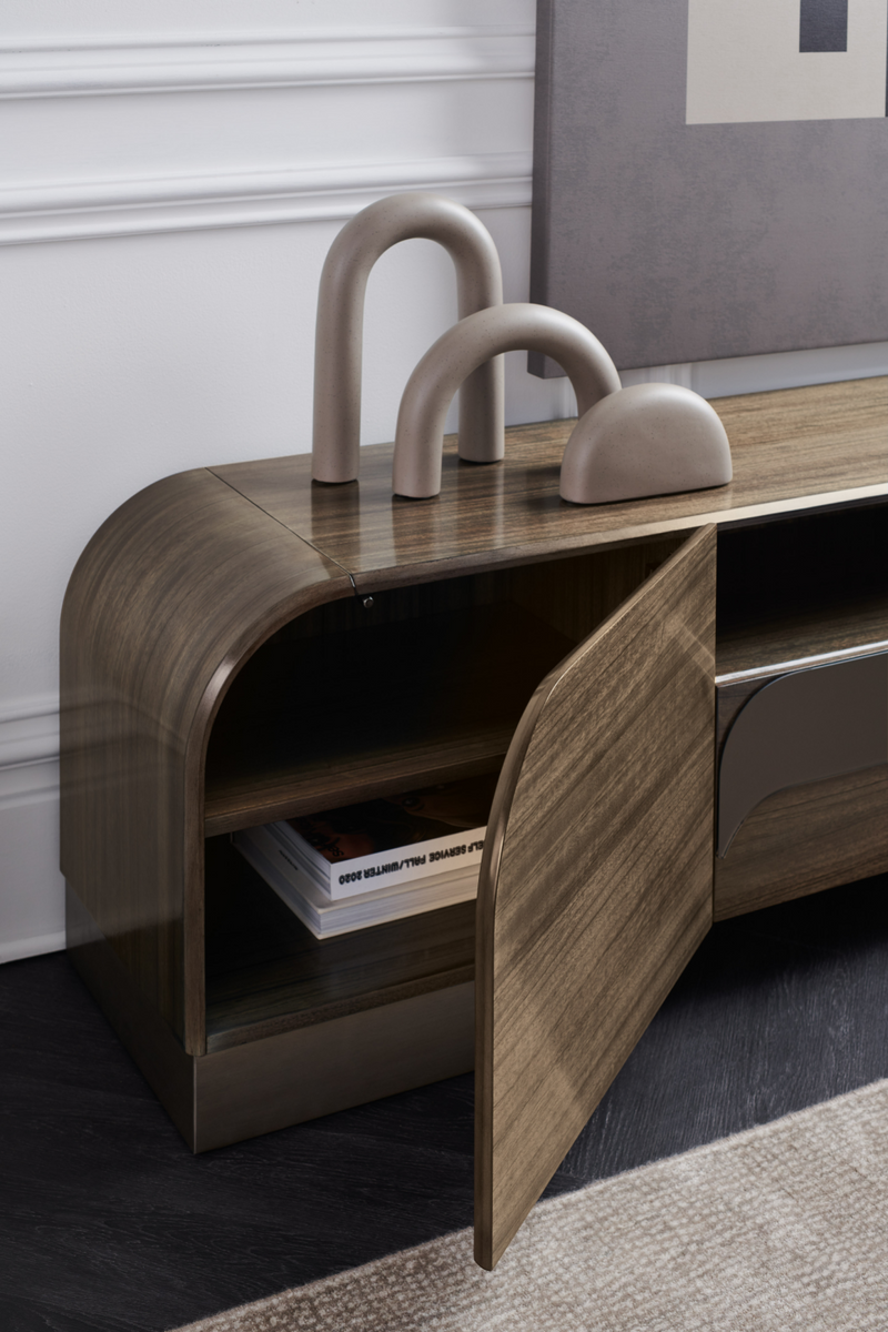 Architectural Modern Media Console | Caracole La Moda | Oroatrade.com