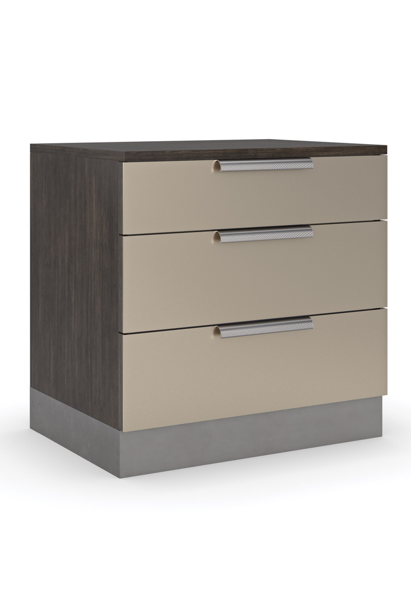 Bronze Mirrored Drawers Nightstand | Caracole La Moda | Oroatrade.com