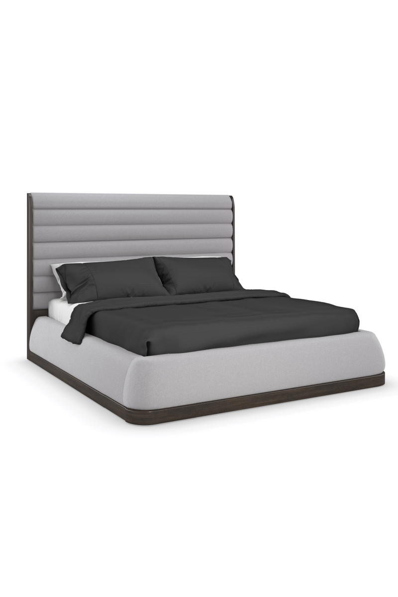 Gray Channeled Panel Bed | Caracole La Moda | OROATRADE.COM