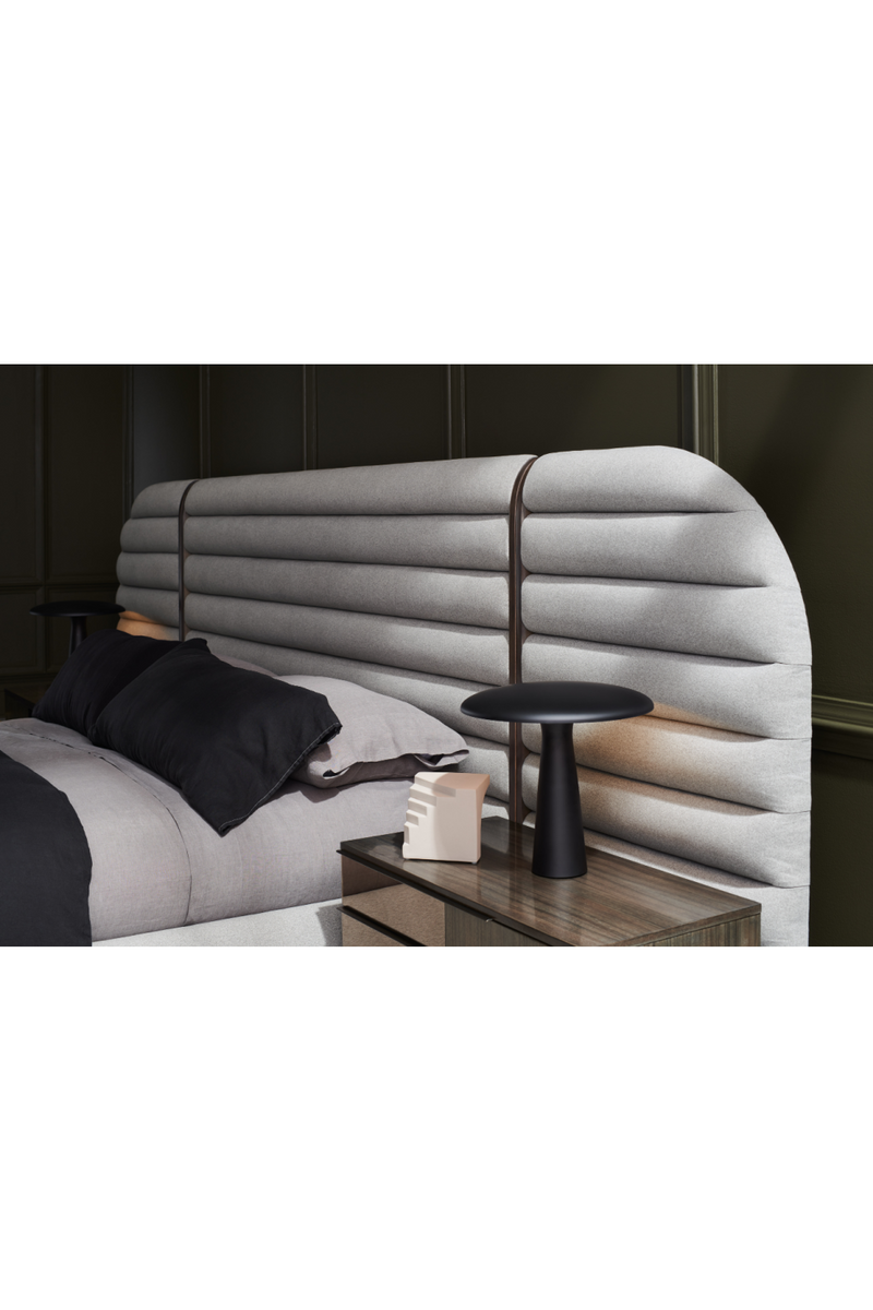 Gray Channeled Panel Bed | Caracole La Moda | OROATRADE.COM