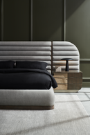 Gray Channeled Bed Side Panels | Caracole La Moda | Oroatrade.com