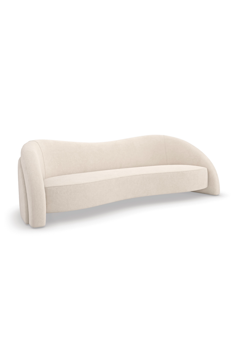 White Free-Form Sofa | Caracole Movement | Oroatrade.com