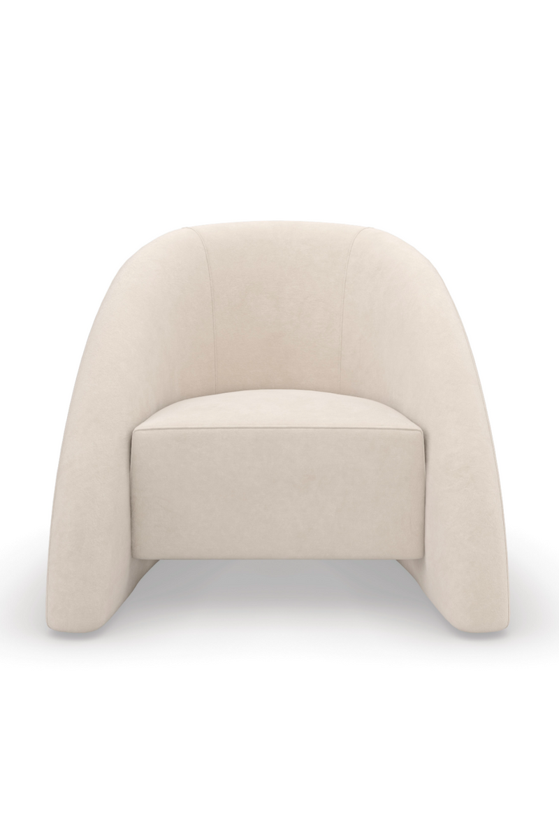 Modern Curved Accent Chair | Caracole Movement | Oroatrade.com