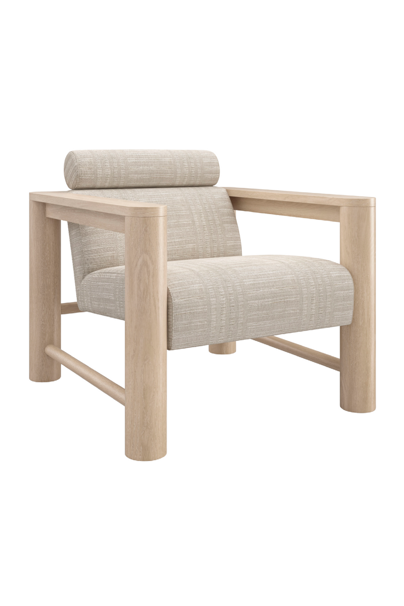 Oak Framed Lounge Chair | Caracole Unity | Oroatrade.com