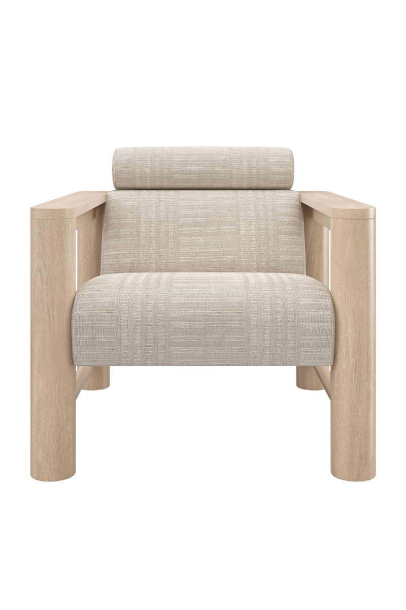 Oak Framed Lounge Chair | Caracole Unity | Oroatrade.com