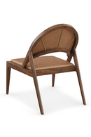Brown Leather Lounge Chair | Caracole Rhythm | Oroatrade.com