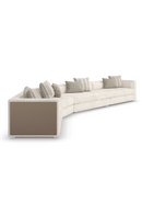 Cream Minimalist Sectional Sofa | Caracole Unity | Oroatrade.com