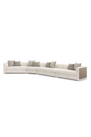 Cream Minimalist Sectional Sofa | Caracole Unity | Oroatrade.com