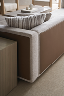 Cream Minimalist Sectional Sofa | Caracole Unity | Oroatrade.com