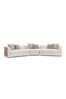 Cream Minimalist Sectional Sofa | Caracole Unity | Oroatrade.com
