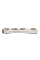 Cream Minimalist Sectional Sofa | Caracole Unity | Oroatrade.com