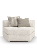 Cream Minimalist Sectional Sofa | Caracole Unity | Oroatrade.com