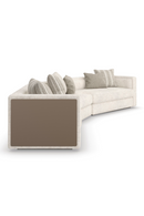 Cream Minimalist Sectional Sofa | Caracole Unity | Oroatrade.com