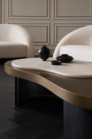Cream Travertine Coffee Table | Caracole Contrast | Oroatrade.com