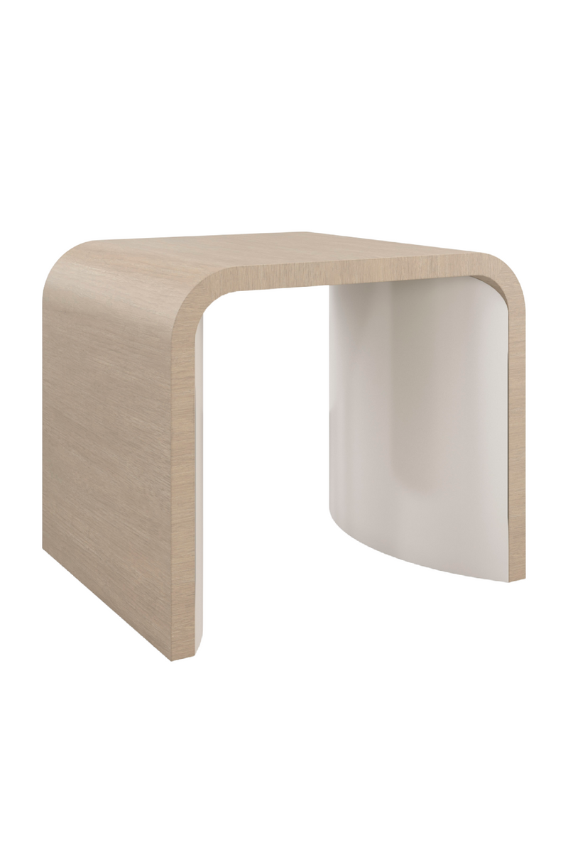 Arched Oak End Table | Caracole Movement | Oroatrade.com