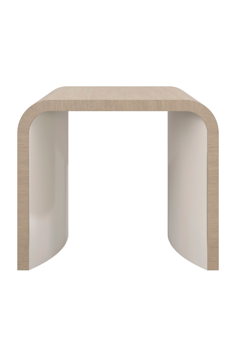 Arched Oak End Table | Caracole Movement | Oroatrade.com