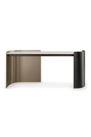 Cream Travertine Modern Desk | Caracole Movement | Oroatrade.com