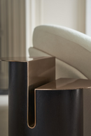 Bronze Split-Top Side Table | Caracole Discord | Oroatrade.com