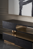 Modern 4-Drawer Media Unit | Caracole Harmony | Oroatrade.com