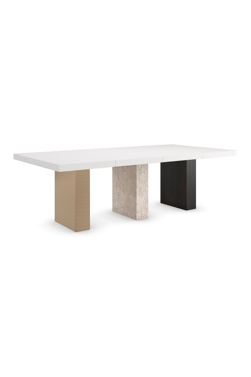 Oak Extendable Modern Dining Table | Caracole Unity | Oroatrade.com