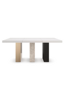 Oak Extendable Modern Dining Table | Caracole Unity | Oroatrade.com