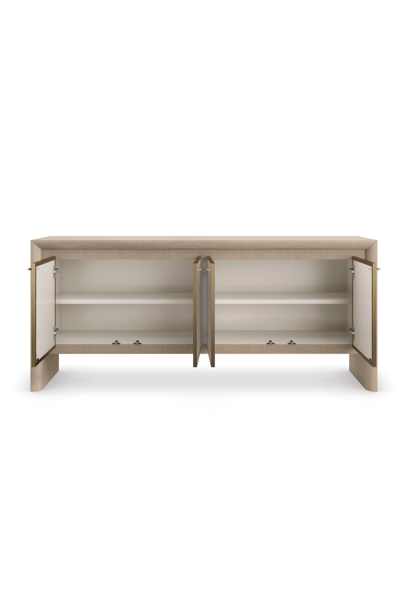 Sun-Drenched Oak Sideboard | Caracole Unity | Oroatrade.com