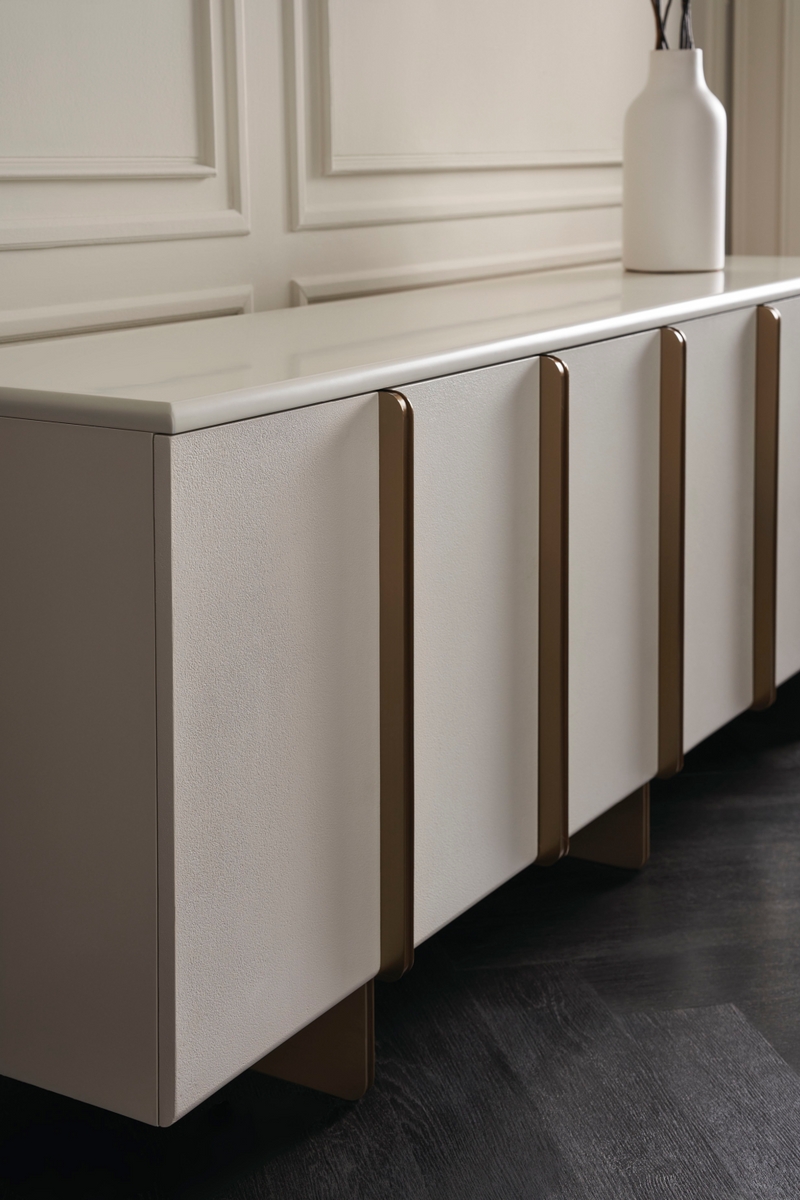 White Modern Credenza | Caracole Emphasis | Oroatrade.com