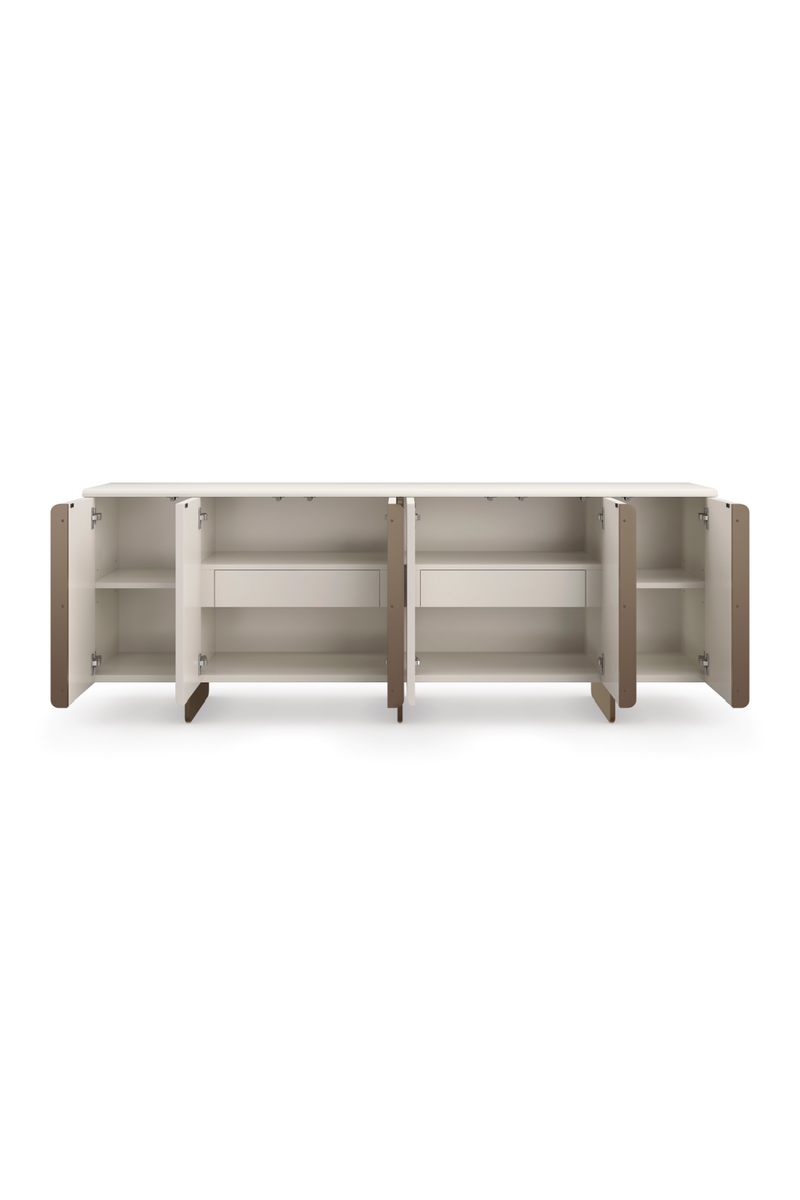 White Modern Credenza | Caracole Emphasis | Oroatrade.com