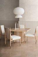 Bouclé Ivory Dining Chair | Caracole Unity | Oroatrade.com