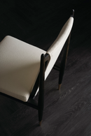 Bouclé Ivory Dining Chair | Caracole Unity | Oroatrade.com