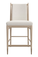 Ivory Bouclé Counter Stool | Caracole Unity | Oroatrade.com