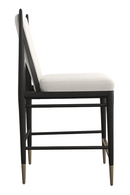 Ivory Bouclé Counter Stool | Caracole Unity | Oroatrade.com