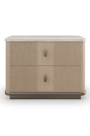 Oak Modern Nightstand | Caracole Rhythm | Oroatrade.com