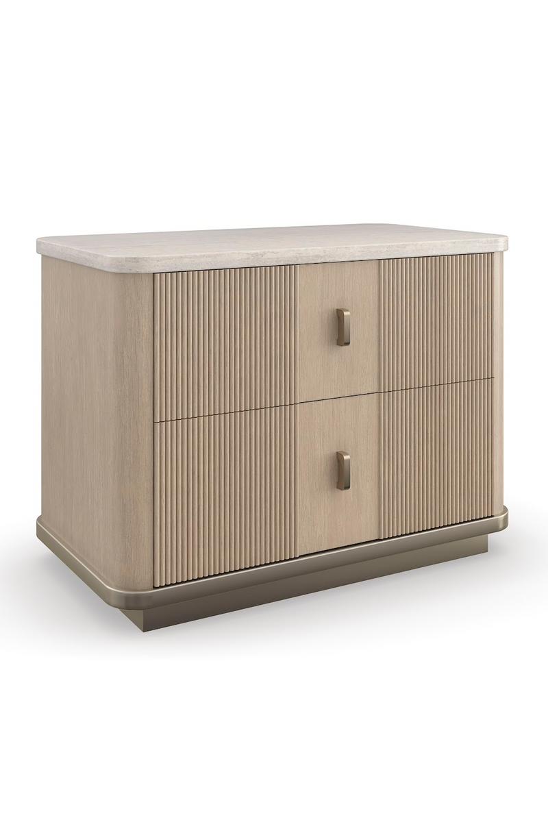 Oak Modern Nightstand | Caracole Rhythm | Oroatrade.com