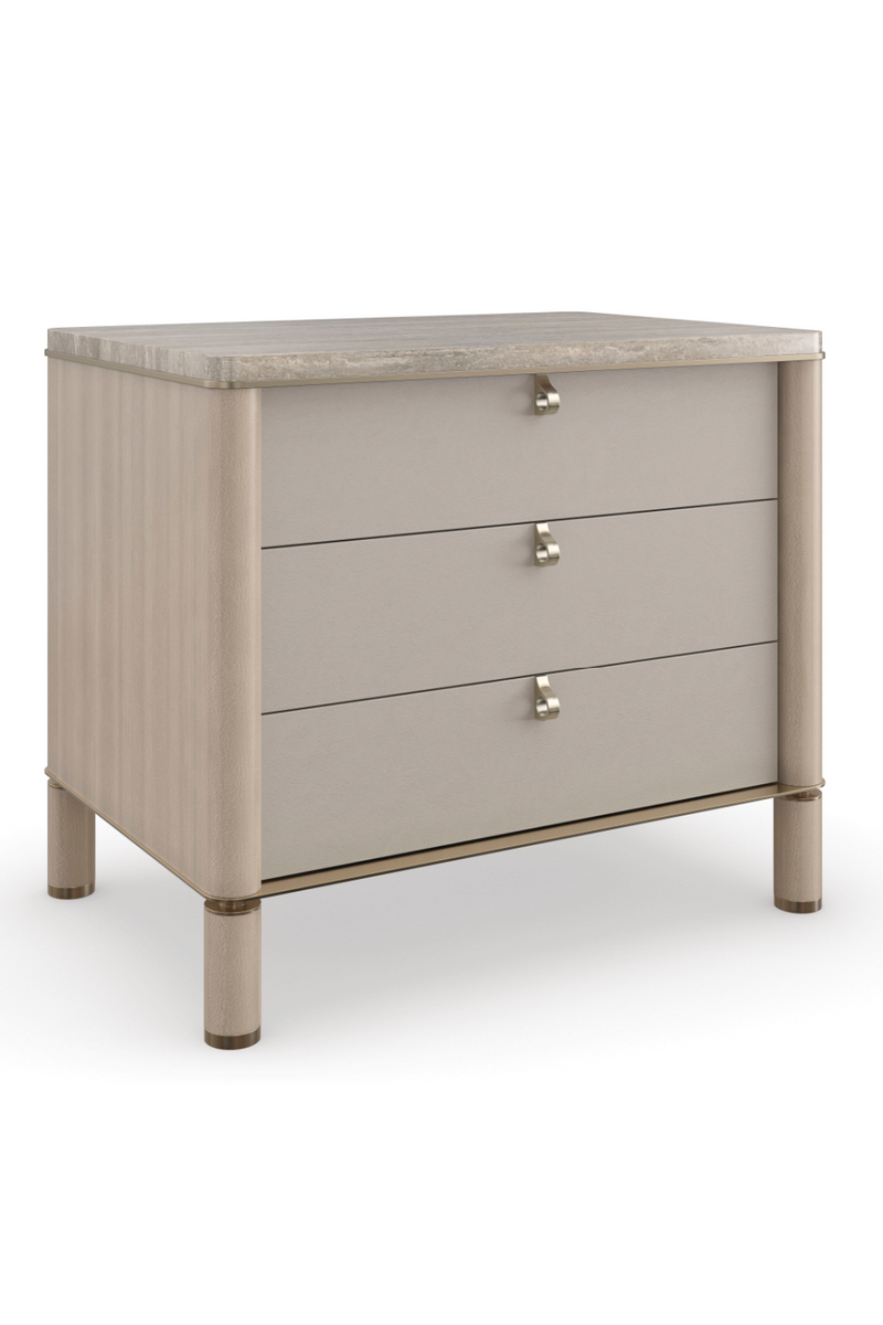 Modern 3-Drawer Nightstand | Caracole Balance | Oroatrade.com