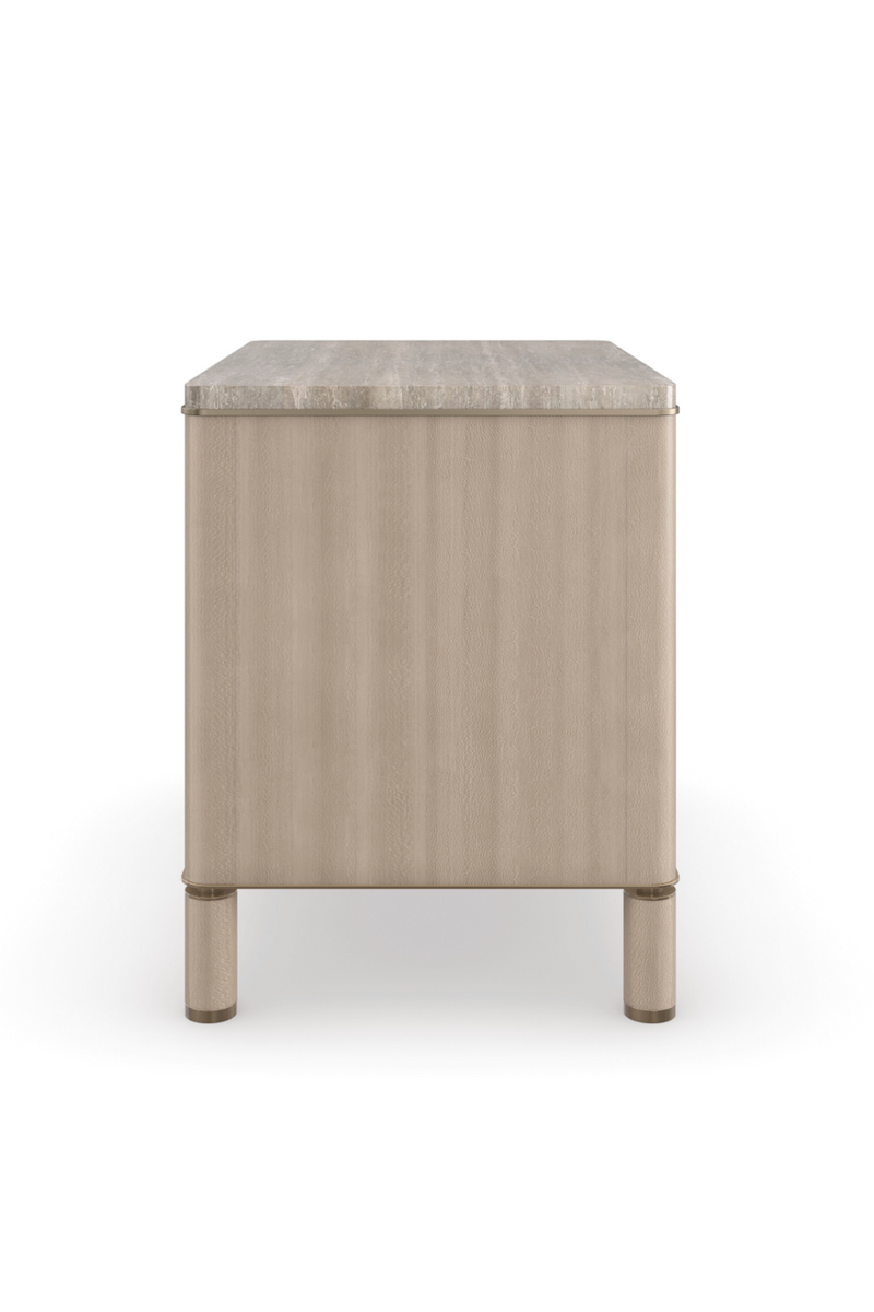 Modern 3-Drawer Nightstand | Caracole Balance | Oroatrade.com