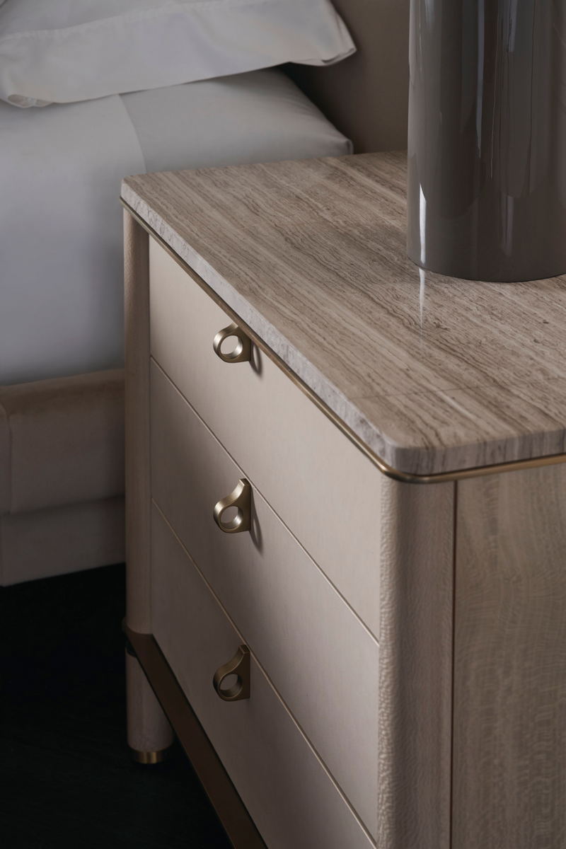 Modern 3-Drawer Nightstand | Caracole Balance | Oroatrade.com