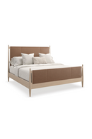 Brown Leather Bed | Caracole Rhythm | Oroatrade.com