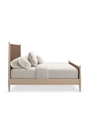 Brown Leather Bed | Caracole Rhythm | Oroatrade.com
