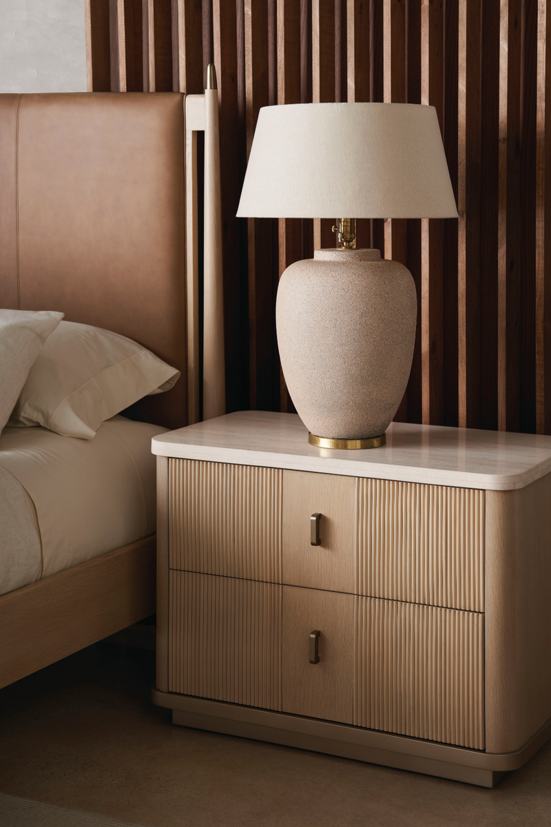 Brown Leather Bed | Caracole Rhythm | Oroatrade.com