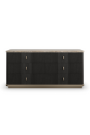 Black Ash 6-Door Dresser | Caracole Rhythm | Oroatrade.com