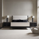Black Ash 2-Drawer Nightstand | Caracole Rhythm