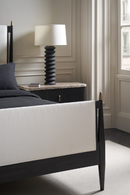 Black Ash 2-Drawer Nightstand | Caracole Rhythm | Oroatrade.com