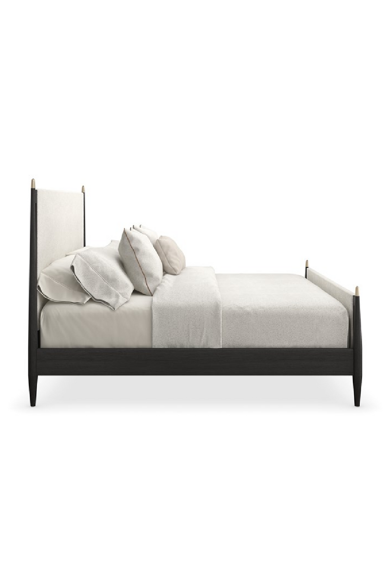 Ivory Bouclé Bed | Caracole Rhythm | Oroatrade.com